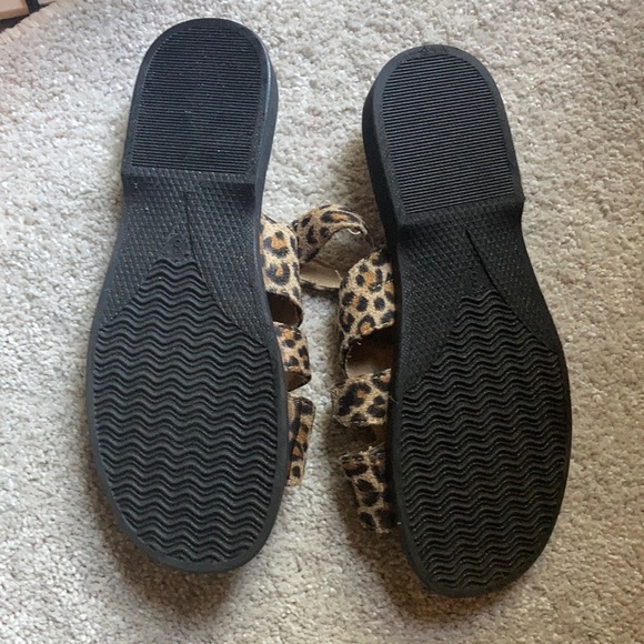 American Sweetheart Animal Print Sandals Size 8M - Picture 3 of 6